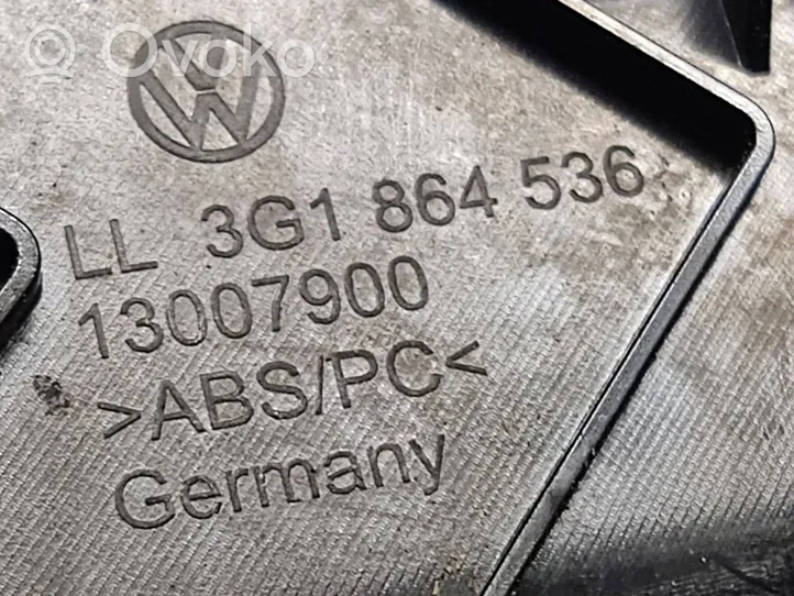 Volkswagen PASSAT B8 Moldura del cenicero del coche 3G1864536