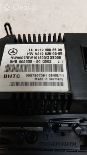 Mercedes-Benz E W212 Centralina del climatizzatore A2129008608