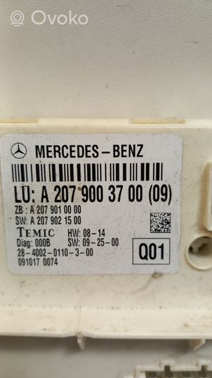 Mercedes-Benz E C207 W207 Ikkunan ohjauksen rele A2079003700