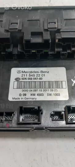 Mercedes-Benz E W211 Jednostka sterowania SAM A2115452201