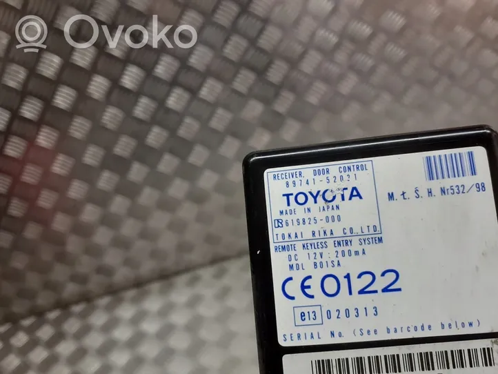 Toyota Yaris Unité de commande / module de verrouillage centralisé porte 89741-52021