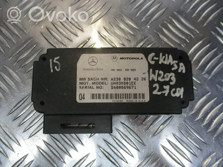 Mercedes-Benz C W203 Module reconnaissance vocale A2308204226