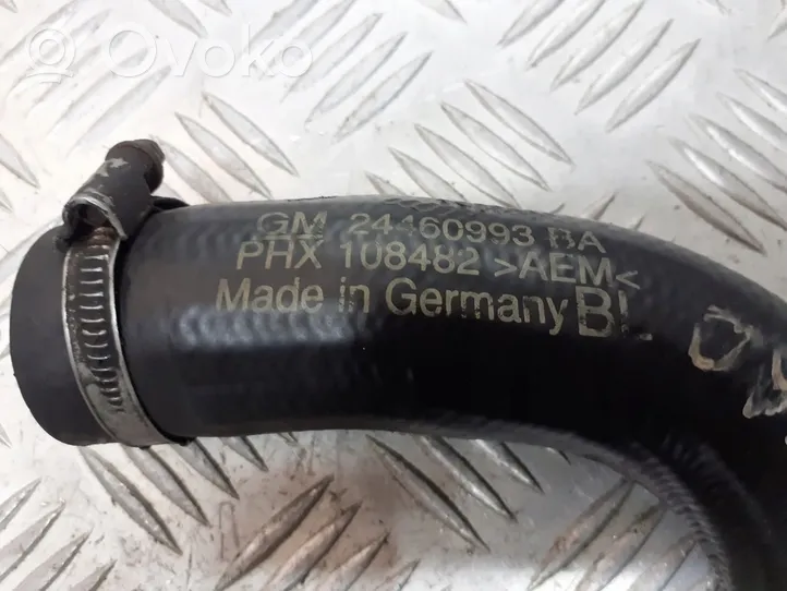 Opel Combo C Intercooler hose/pipe 24460993AA