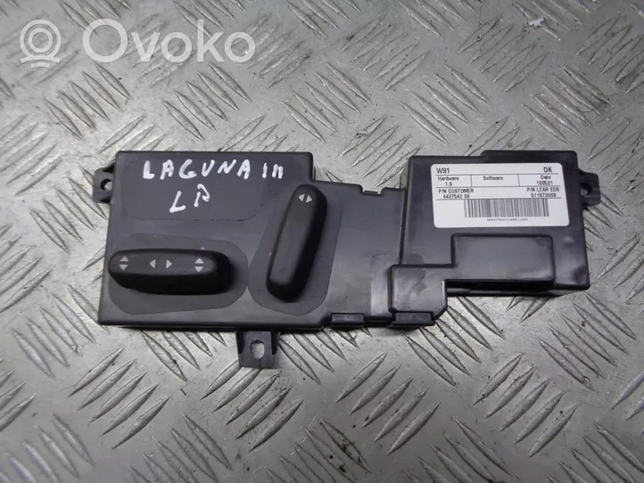 Renault Laguna III Pokrętło regulacyjne fotela 511573008