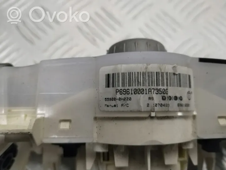 Toyota Aygo AB10 Przełącznik / Włącznik nawiewu dmuchawy P69610001