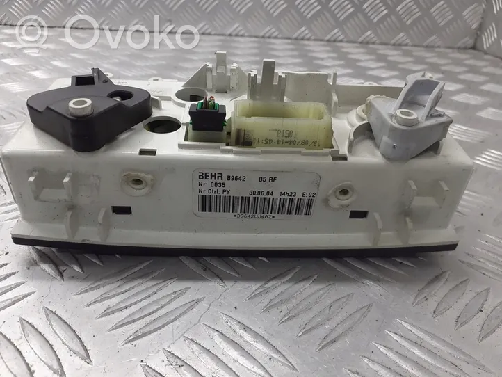 Citroen C4 I Interruttore ventola abitacolo B9642