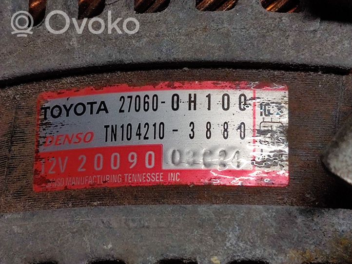 Toyota Solara Générateur / alternateur 270600H100