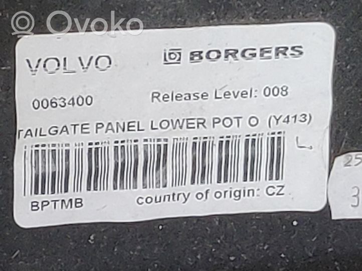 Volvo XC60 Set rivestimento portellone posteriore/bagagliaio 0063400