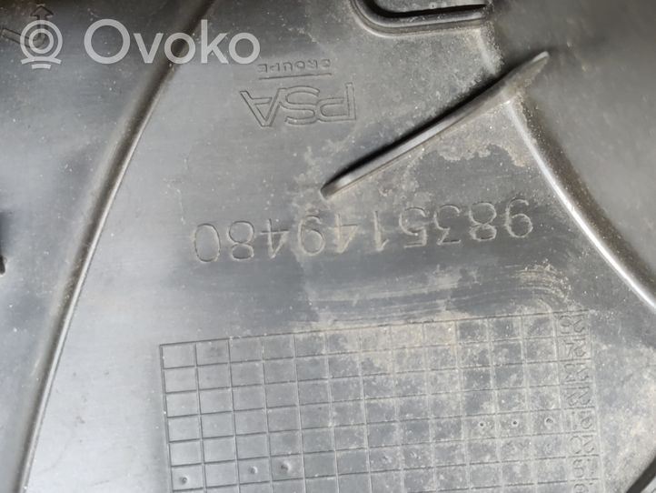 Opel Mokka B Takapyörän sisälokasuojat 9835149480