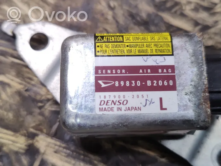 Daihatsu Cuore Capteur de collision / impact de déploiement d'airbag 89830B2060