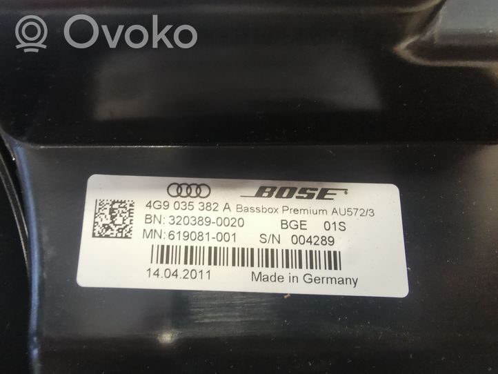 Audi A7 S7 4G Głośnik niskotonowy 4G9035382A