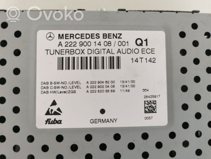 Mercedes-Benz C W205 Sound HiFi control unit module A2229001408