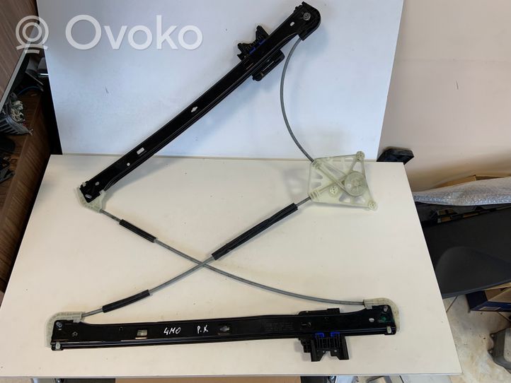 Audi Q7 4M Front window lifting mechanism without motor 4M0837461A