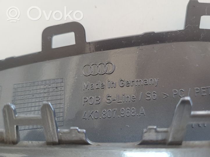 Audi A6 S6 C8 4K Modanatura separatore del paraurti anteriore 4K0807968A