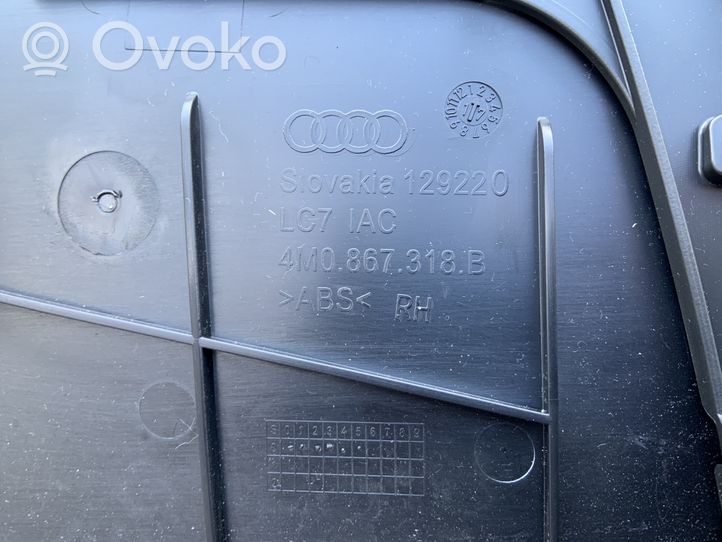Audi Q7 4M Boczki / Poszycie drzwi tylnych 4M0863982