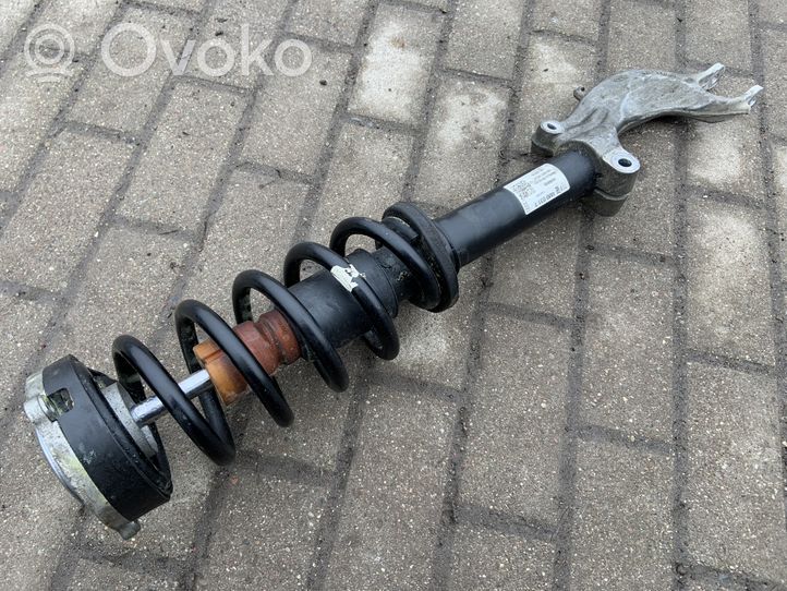 Audi Q7 4M Front shock absorber with coil spring 4M0413031T