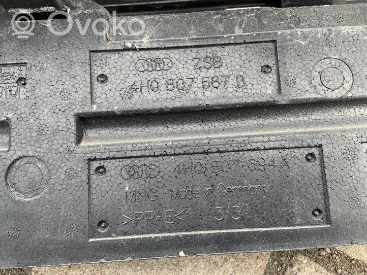 Audi A8 S8 D4 4H Путопласт бампера 4H0807694A