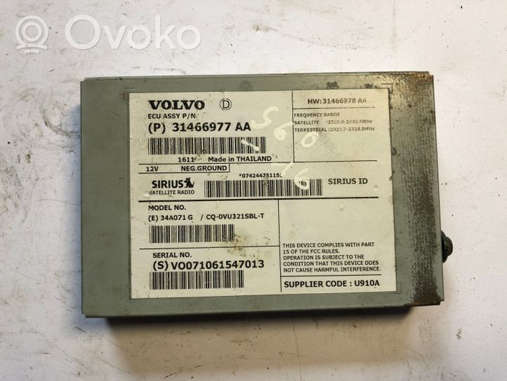 Volvo S60 Inne komputery / moduły / sterowniki 31466977AA