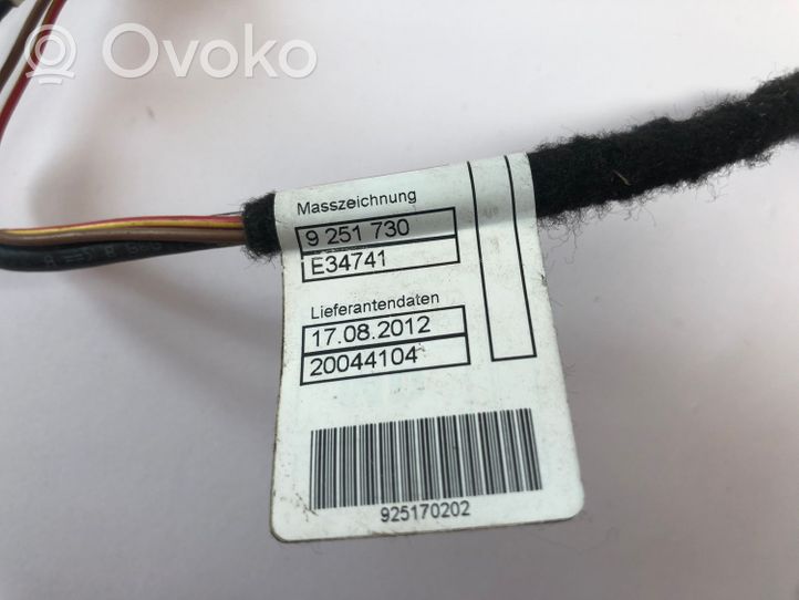 BMW 2 F22 F23 Citi elektroinstalācijas vadi 9251730