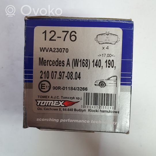 Mercedes-Benz A W168 Klocki hamulcowe przednie WVA23070