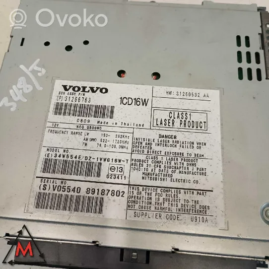 Volvo V50 CD/DVD-vaihdin 31266763