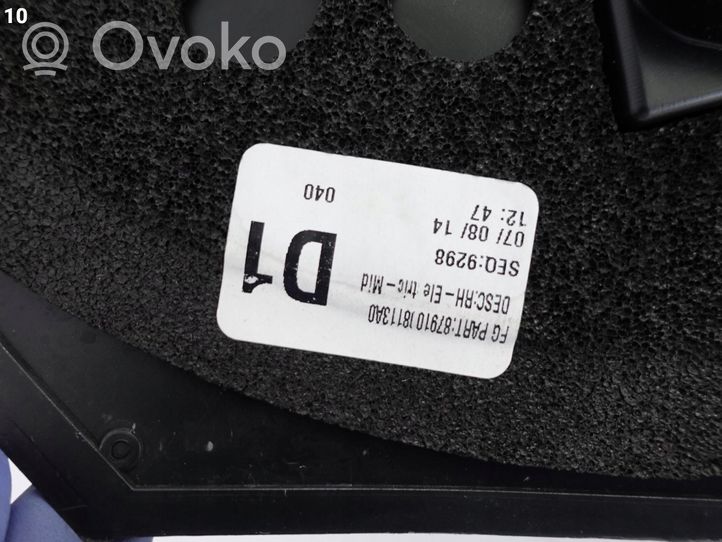 Toyota Sienna XL30 III Specchietto retrovisore elettrico portiera anteriore 8791008113A0