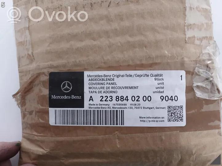 Mercedes-Benz S W223 Abdeckung Deckel Abschleppöse vorne A2238840200