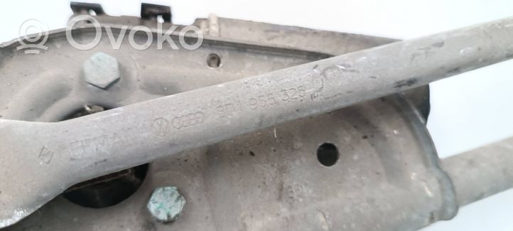 Audi A6 S6 C5 4B Etupyyhkimen vivusto ja moottori 8D1955326B