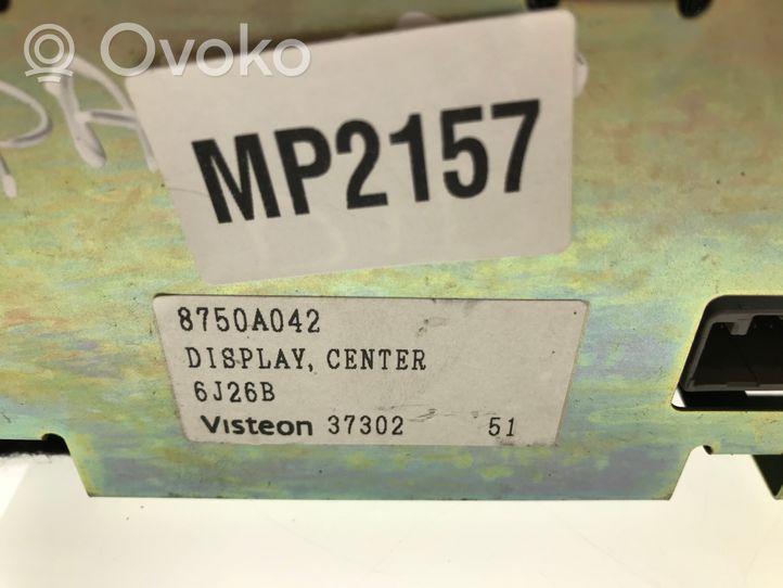 Mitsubishi Pajero Monitori/näyttö/pieni näyttö 8750A042