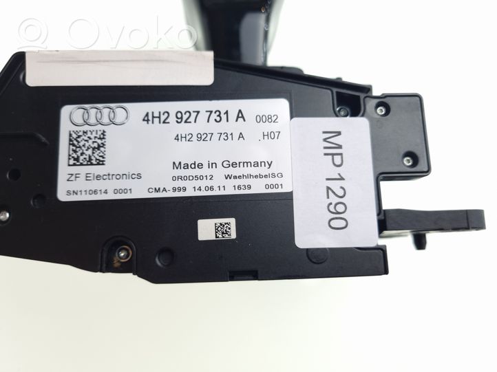 Audi A8 S8 D4 4H Ātrumu pārslēgšanas mehānisms (kulise) (salonā) 4H2713041E