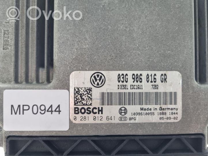 Volkswagen Golf V Sterownik / Moduł ECU 03G906016GR