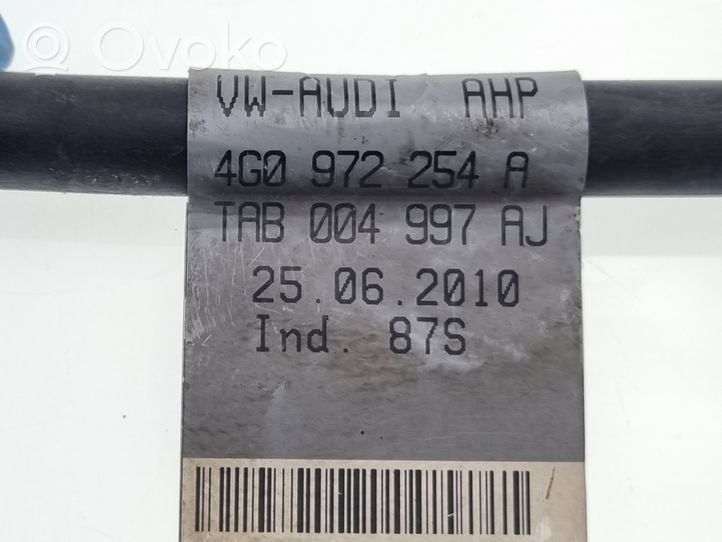 Audi A6 S6 C7 4G Cableado del sensor ABS trasero 4G0972254A