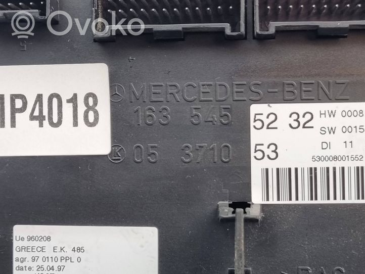 Mercedes-Benz ML W163 Set scatola dei fusibili 1635450205