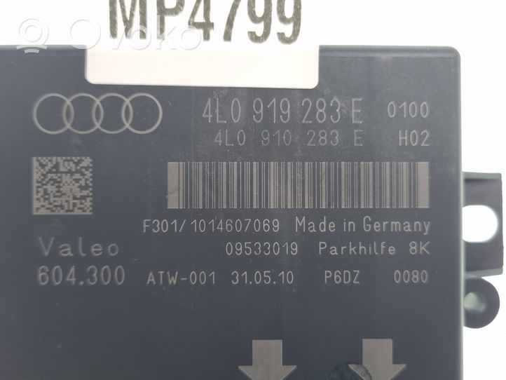 Audi Q7 4L Centralina/modulo sensori di parcheggio PDC 4L0919283E