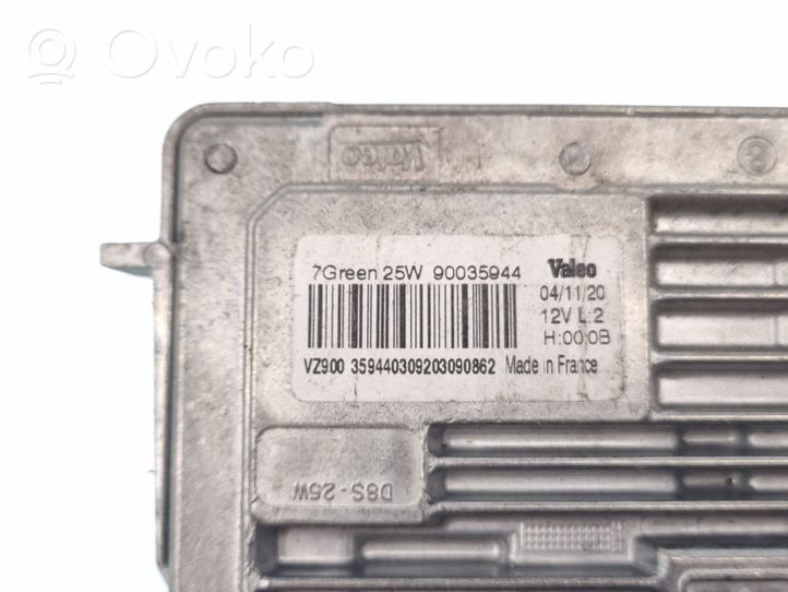 Citroen C3 Sterownik / moduł świateł Xenon 90035944