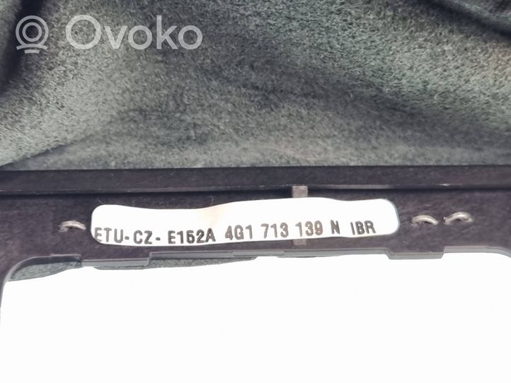 Audi A6 S6 C7 4G Vaihdevivun/vaihtajan verhoilu nahka/nuppi 4G1713139N