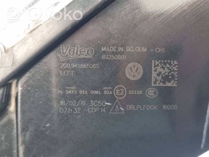 Volkswagen Polo VI AW Lampa LED do jazdy dziennej 2G094166108S