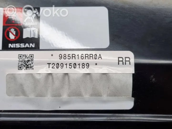 Nissan Rogue Poduszka powietrzna Airbag pasażera 985R16RR0A