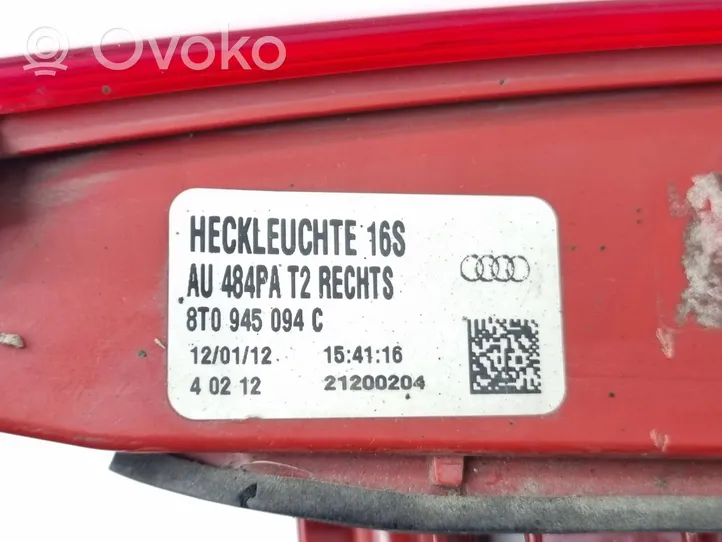 Audi A5 8T 8F Galinių žibintų komplektas 8T0945094C