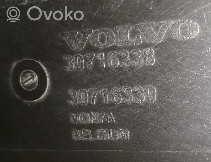 Volvo V50 Plaque avant support serrure de capot 30716338