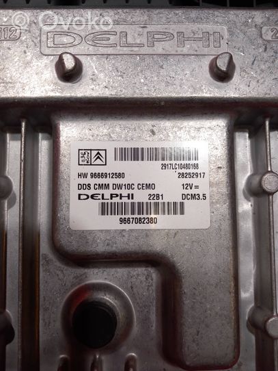 Citroen C5 Calculateur moteur ECU 9666912580