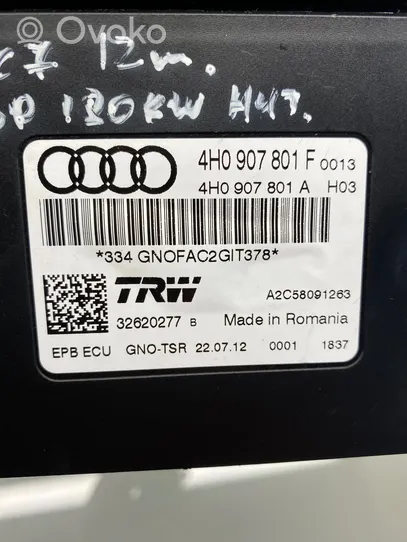 Audi A6 S6 C7 4G Modulo di controllo del freno a mano 4H0907801F