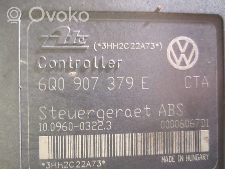 Volkswagen Polo III 6N 6N2 6NF ABS Steuergerät 6Q0907379E