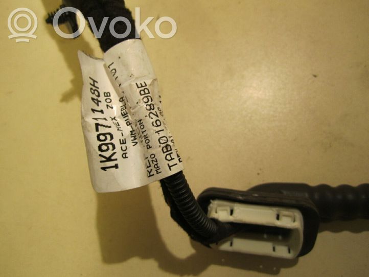 1K9971148H Volkswagen Polo V 6R Wiązka przewodów klapy tylnej ...