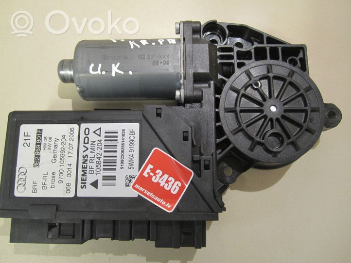 Audi A4 S4 B7 8E 8H Etuoven ikkunan nostomoottori 8E2959801F