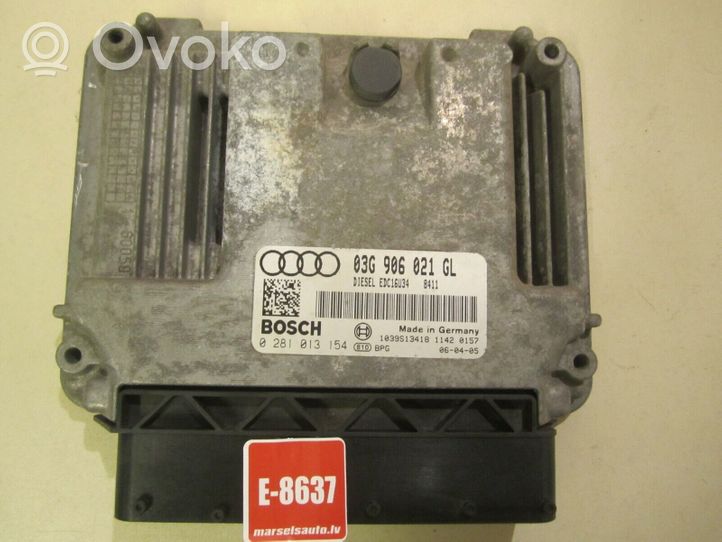 Audi A3 S3 8P Centralina/modulo del motore 03G906021GL