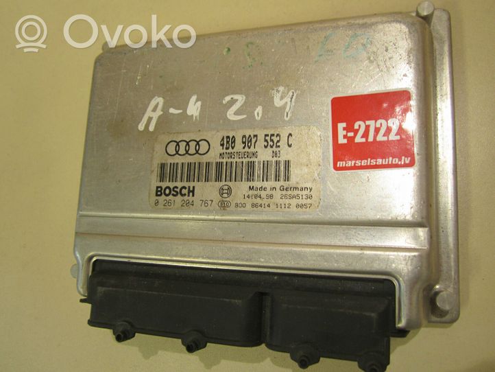 Audi A4 S4 B5 8D Calculateur moteur ECU 4B0907552C