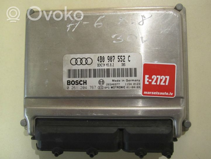 Audi A6 S6 C5 4B Calculateur moteur ECU 4B0907552C