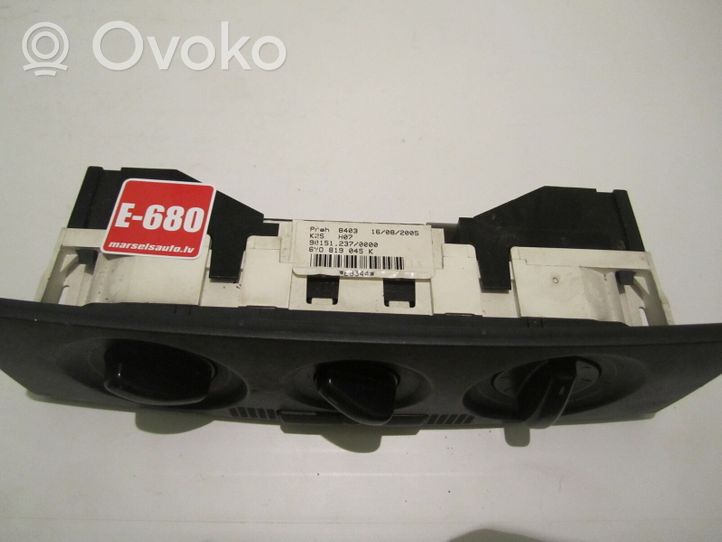 Skoda Octavia Mk2 (1Z) Oro kondicionieriaus/ klimato/ pečiuko valdymo blokas (salone) 129014380231