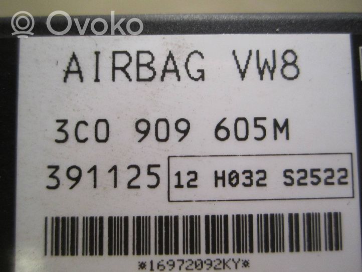 Volkswagen PASSAT B6 Module de contrôle airbag 3C0909605M